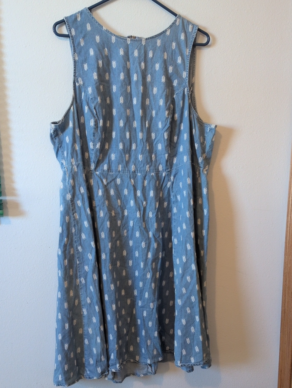 torrid Blue Sleeveless A-Line Dress with Feathers. 16